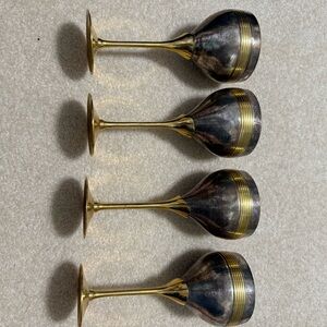 Vintage Silver &  Goblet Set